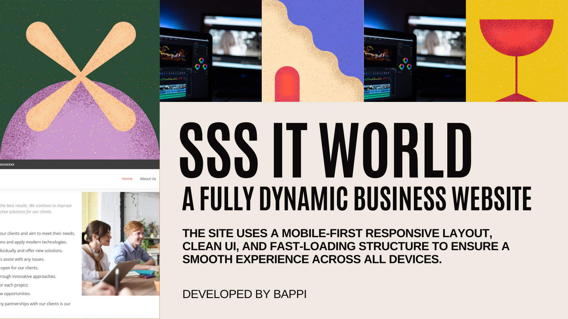 SSS IT WORLD - business agency website
